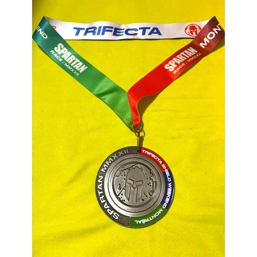 2022 Spartan Montreal Trifecta Weekend Medal